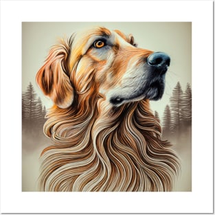 Golden Retriever Posters and Art